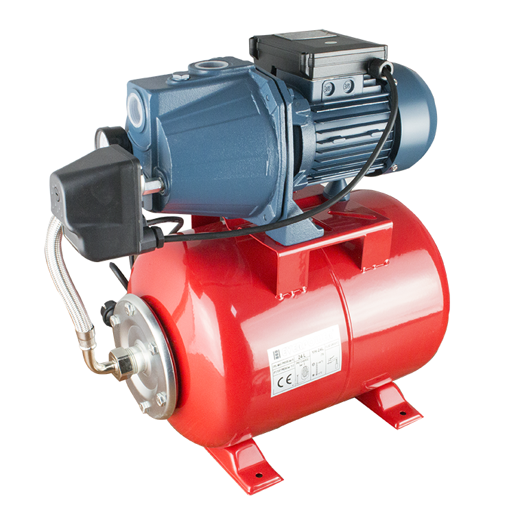  Hidrofor cu pompa fonta 1kW si rezervor 24L Everline BAR-JET90/24 BAR-JET90/24