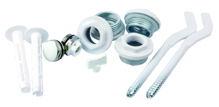  Set accesorii radiator 11 piese, alb, console, reductii, dop si aerisitor Everline EVP-RC11/12FDS-11 EVP-RC11/12FDS-11