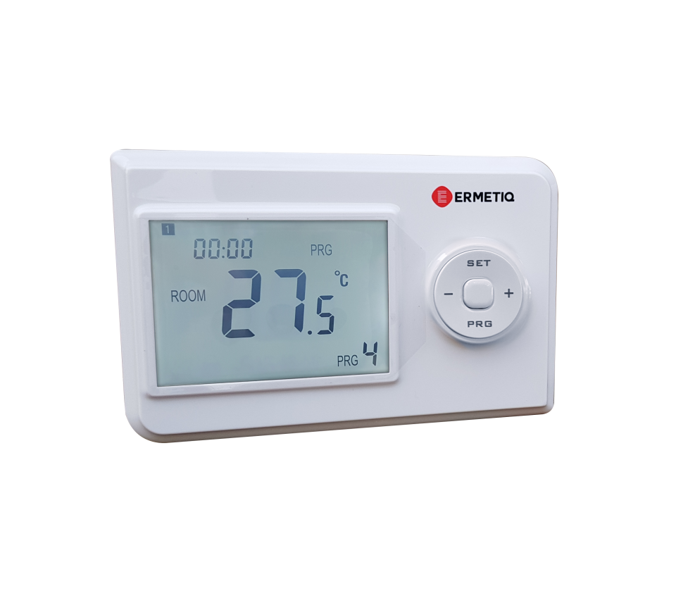  Termostat de ambient programabil cu fir, display LCD, control al temperaturii Ermetiq TA-HT19 TA-HT19
