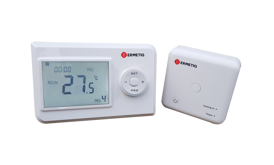  Termostat programabil fara fir, display LCD, wireless pentru centrala termica Ermetiq TA-WT19 TA-WT19