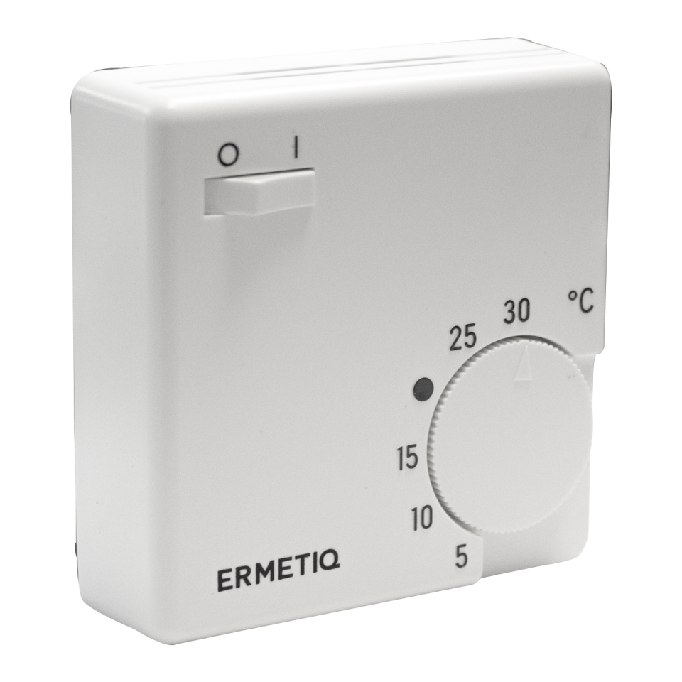  Termostat de ambient mecanic cu fir, reglaj 5-30°C, pentru centrala termica Ermetiq EVP-XF685 EVP-XF685