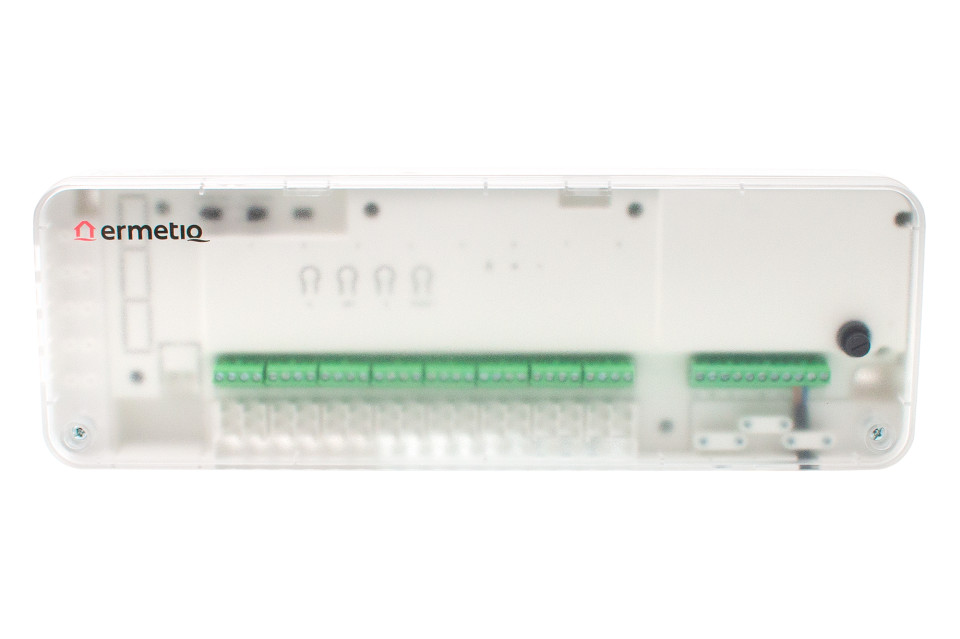  Centru comanda incalzire pardoseala, 8 zone, control actuatoare si termostate Ermetiq TA-HR02/8 TA-HR02/8
