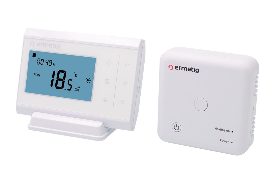  Termostat ambient programabil WiFi 2.4 GHz, control prin aplicatie, ecran LCD Ermetiq TA-WT11W TA-WT11W