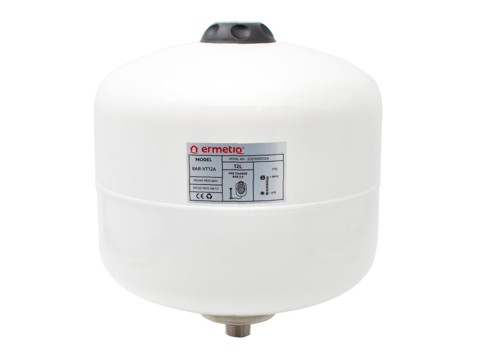  Vas de expansiune sanitar 12L pentru apa calda menajera, membrana EPDM Ermetiq BAR-VT12A BAR-VT12A