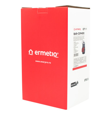  Pompa submersibila cu flotor apa murdara, 400W, 220V cu plutitor Ermetiq BAR-CSP400 BAR-CSP400