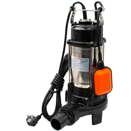  Pompa submersibila drenaj cu tocator din inox, apa murdara, 1100W, 220V Ermetiq BAR-QV1100D
