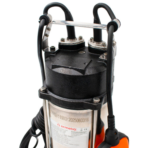  Pompa submersibila drenaj cu tocator din inox, apa murdara, 1100W, 220V Ermetiq BAR-QV1100D BAR-QV1100D