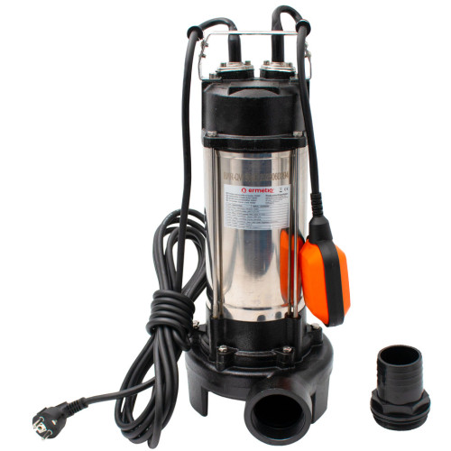  Pompa submersibila drenaj cu tocator din inox, apa murdara, 1500W, 220V Ermetiq BAR-QV1500D BAR-QV1500D