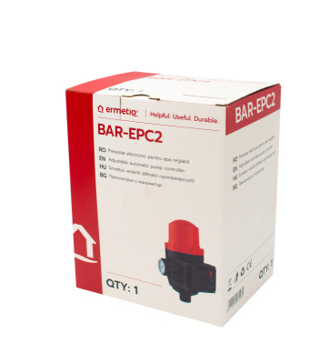  Prescontrol electronic manometru 1, protectie lipsa apa, IP65, pentru pompe Ermetiq BAR-EPC2 BAR-EPC2