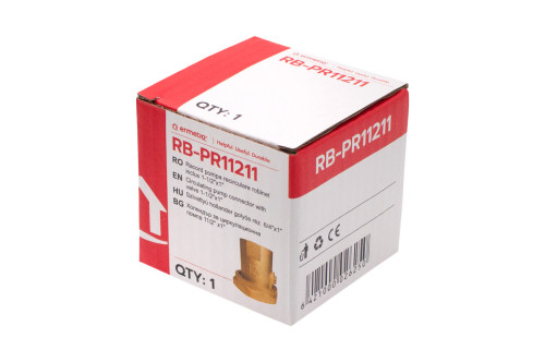  Racord pompa de recirculare 1 1/2 x 1 FI, alama, pentru pompe de recirculare Ermetiq RB-PR11211 RB-PR11211