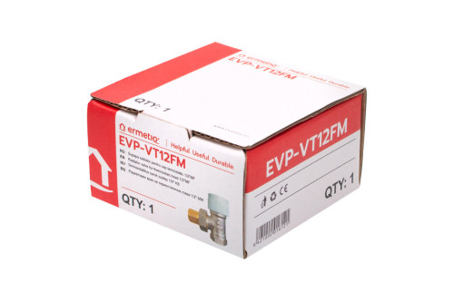  Supapa termostatica coltar 1/2 MF, pentru calorifer si instalatii incalzire Ermetiq EVP-VT12FM EVP-VT12FM