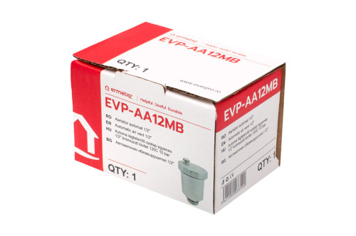  Supapa automata aerisire 1/2, alama cromata, eliminare aer din instalatii Ermetiq EVP-AA12MB EVP-AA12MB