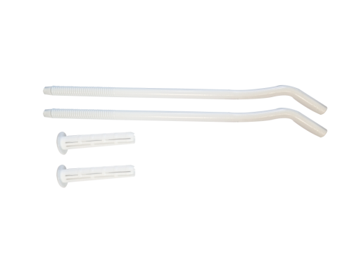  Set console calorifer 12x330 mm cu dibluri de fixare, otel vopsit alb Everline EVP-GC12330H EVP-GC12330H