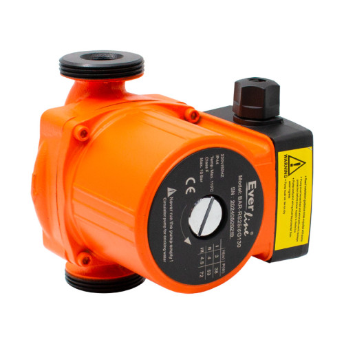  Pompa de recirculare 25/6G, 130mm, 3 trepte viteza, instalatii de incalzire Everline BAR-RS25/6G130
