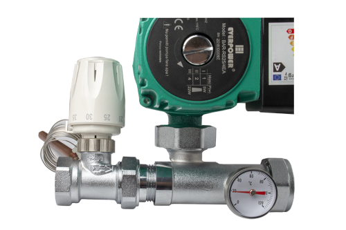 Kit amestec cu pompa electronica 25/6, 130mm, conexiuni 1, incalzire Everline EVP-XF130/6EA EVP-XF130/6EA