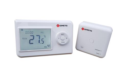  Termostat programabil fara fir, display LCD, wireless pentru centrala termica Ermetiq TA-WT19