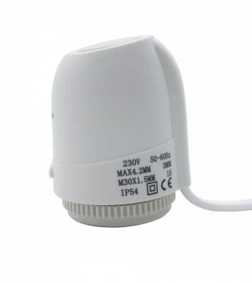  Actuator termic M30x1.5, 230V, IP54 pentru distribuitor incalzire pardoseala Everline EVP-TEA2035 EVP-TEA2035