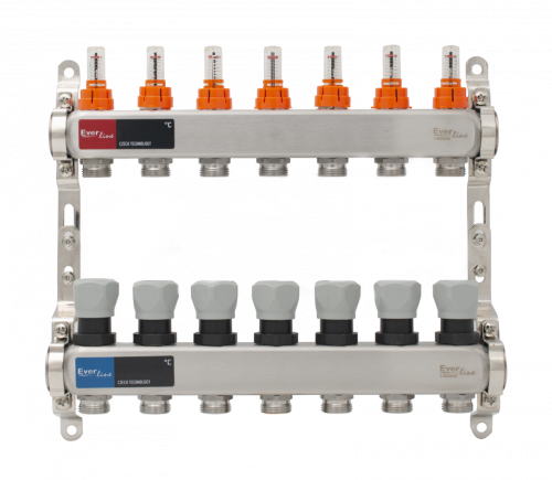  Set distribuitor incalzire pardoseala inox 1