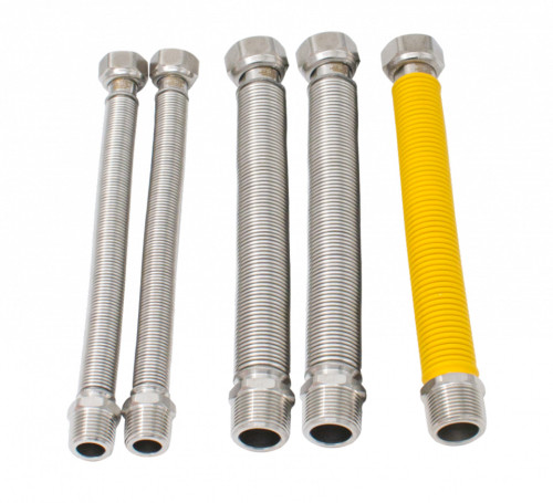  Set racordare centrala termica cu racorduri flexibile apa si gaz, 220-440 mm Everline RCS6MF-22 RCS6MF-22