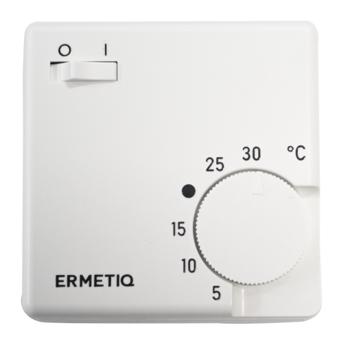  Termostat de ambient mecanic cu fir, reglaj 5-30°C, pentru centrala termica Ermetiq EVP-XF685 EVP-XF685