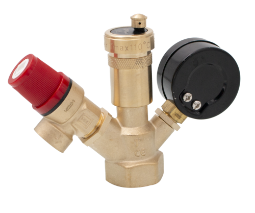 Kit siguranta centrala termica, 3 bar ,racord 1, manometru si aerisitor automat Everline EVP-XF34F EVP-XF34F