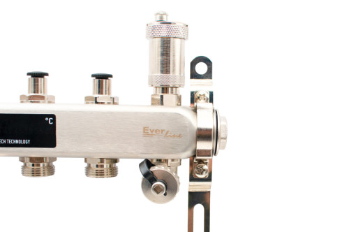  Set distribuitor inox 1 3 cai, cu aerisitoare automate si robineti golire Everline EVP-DSE3411/3 EVP-DSE3411/3