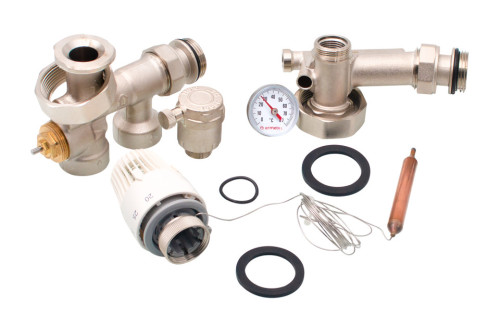  Grup amestec incalzire pardoseala aerisitor automat, cap termostatic, racord 1 Ermetiq ER-MWS703 ER-MWS703