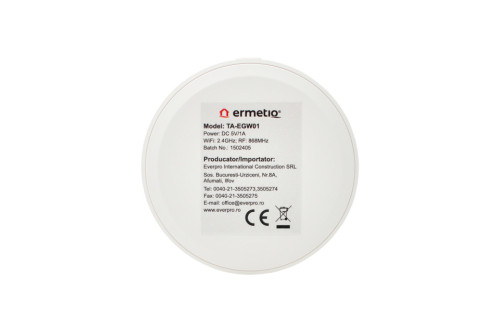  Gateway WiFi pentru termostate si sisteme Smart Home, control prin aplicatie Ermetiq TA-EGW01  TA-EGW01