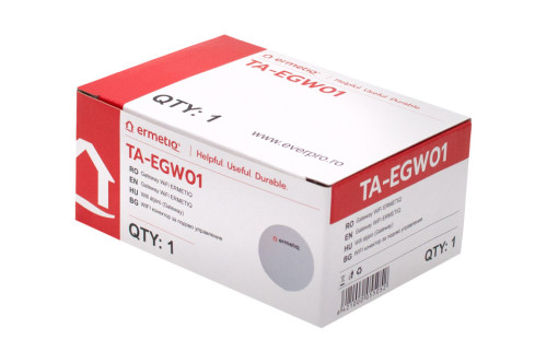  Gateway WiFi pentru termostate si sisteme Smart Home, control prin aplicatie Ermetiq TA-EGW01  TA-EGW01