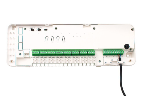  Centru comanda incalzire pardoseala, 8 zone, control actuatoare si termostate Ermetiq TA-HR02/8 TA-HR02/8
