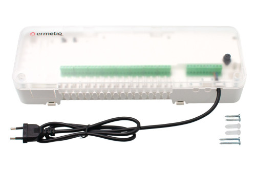  Centru comanda incalzire pardoseala, 8 zone, control actuatoare si termostate Ermetiq TA-HR02/8 TA-HR02/8