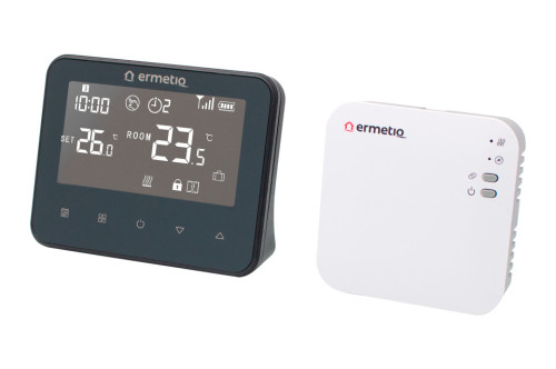  Termostat ambient digital programabil WiFi 2.4GHz, ecran touch si control aplicatie Ermetiq TA-WT20W TA-WT20W