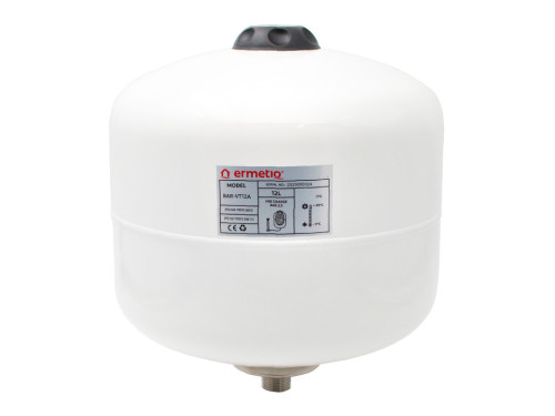  Vas de expansiune sanitar 12L pentru apa calda menajera, membrana EPDM Ermetiq BAR-VT12A BAR-VT12A