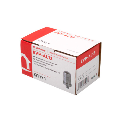  Amortizor lovitura de berbec 1/2 pentru instalatii sanitare si termice Ermetiq EVP-AL12 EVP-AL12