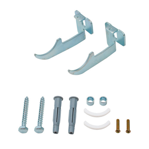  Set console reglabile pentru montaj radiator din aluminiu, cu accesorii complete Ermetiq EVP-GC001 EVP-GC001