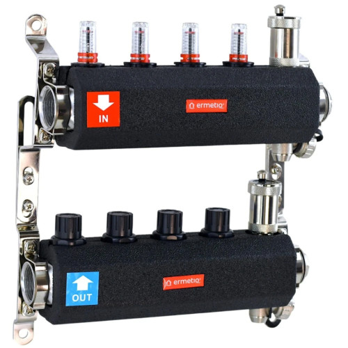  Distribuitor inox izolat 4 cai 1