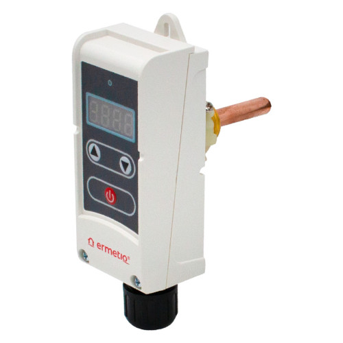  Termostat digital imersie pentru controlul temperaturii, afisaj LED si sonda din cupru Ermetiq ER-TI ER-TI