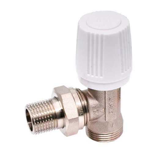  Robinet radiator tur colțar cu conector eurocon 1/2