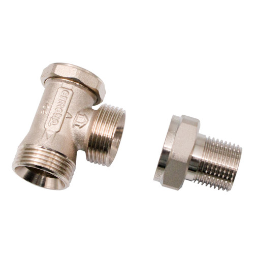  Robinet radiator retur coltar cu conector eurocon 1/2x3/4 MF Ermetiq ER-D1234MF ER-D1234MF